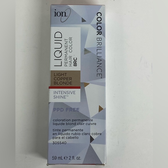 COLOR BRILLIANCE LIGHT COPPER BLONDE 8RC 2 FL. OZ. LIQUID PERMANENT HAIR COLOR - Picture 2 of 7